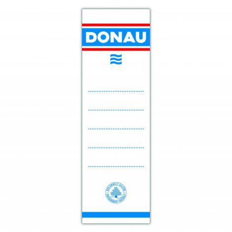 Etykiety samoprzylepne do segregatora Donau 48x153mm, 20szt